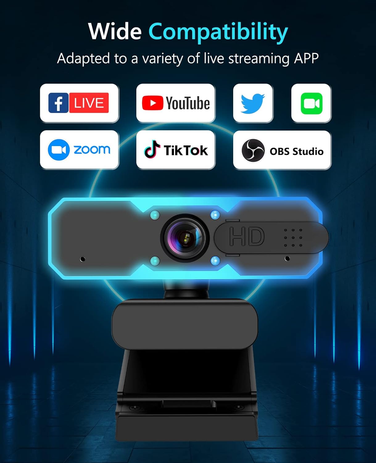 Professional 60FPS Studio Streaming Camera