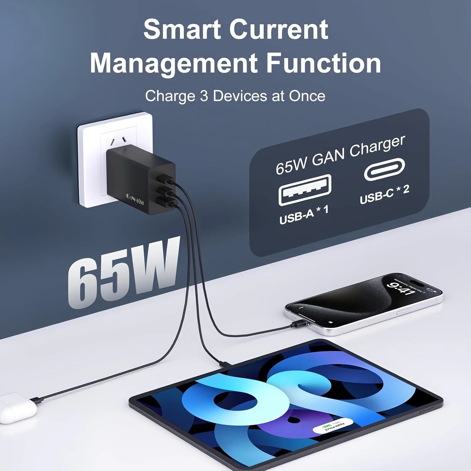 65W GaN Professional Power Hub